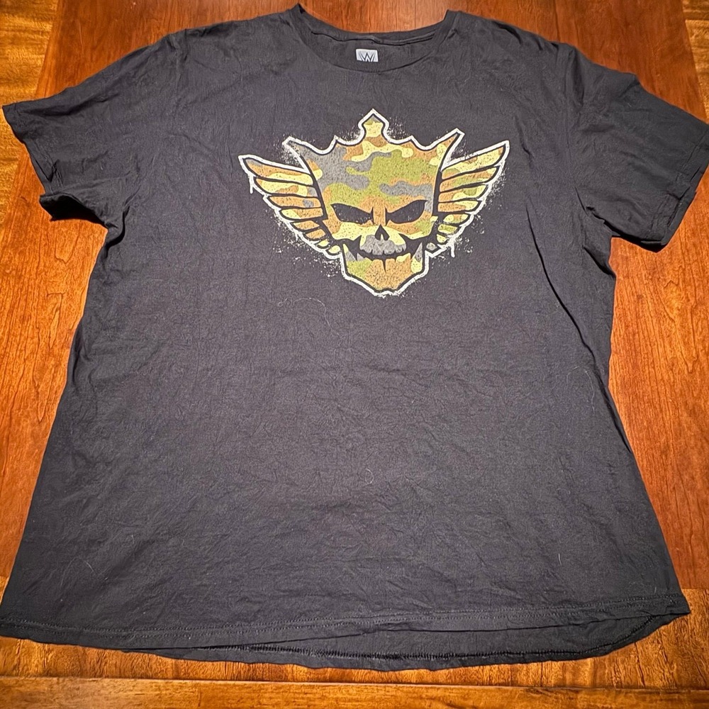 WWE Cody Rhodes American Nightmare Logo T-Shirt Black Wrestling Merch Size XL